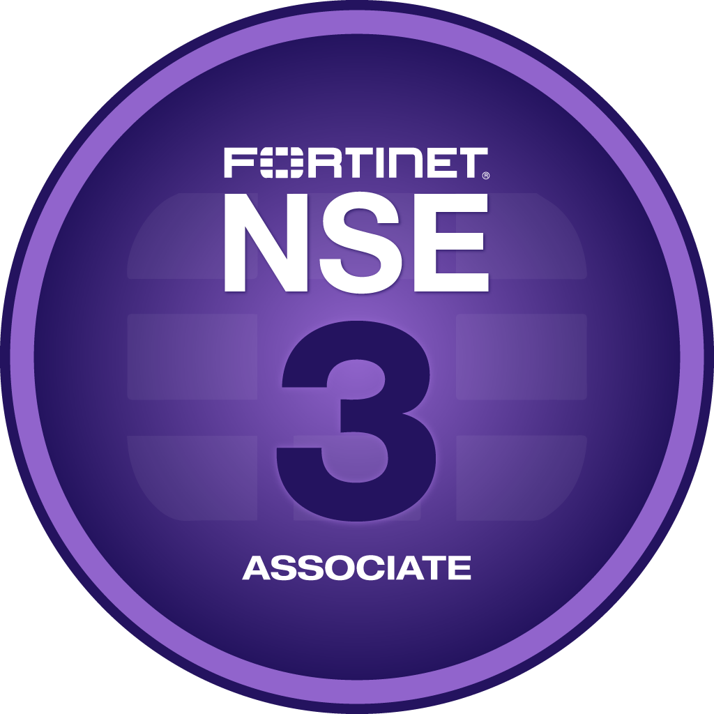 FortiNet NSE3 Associate